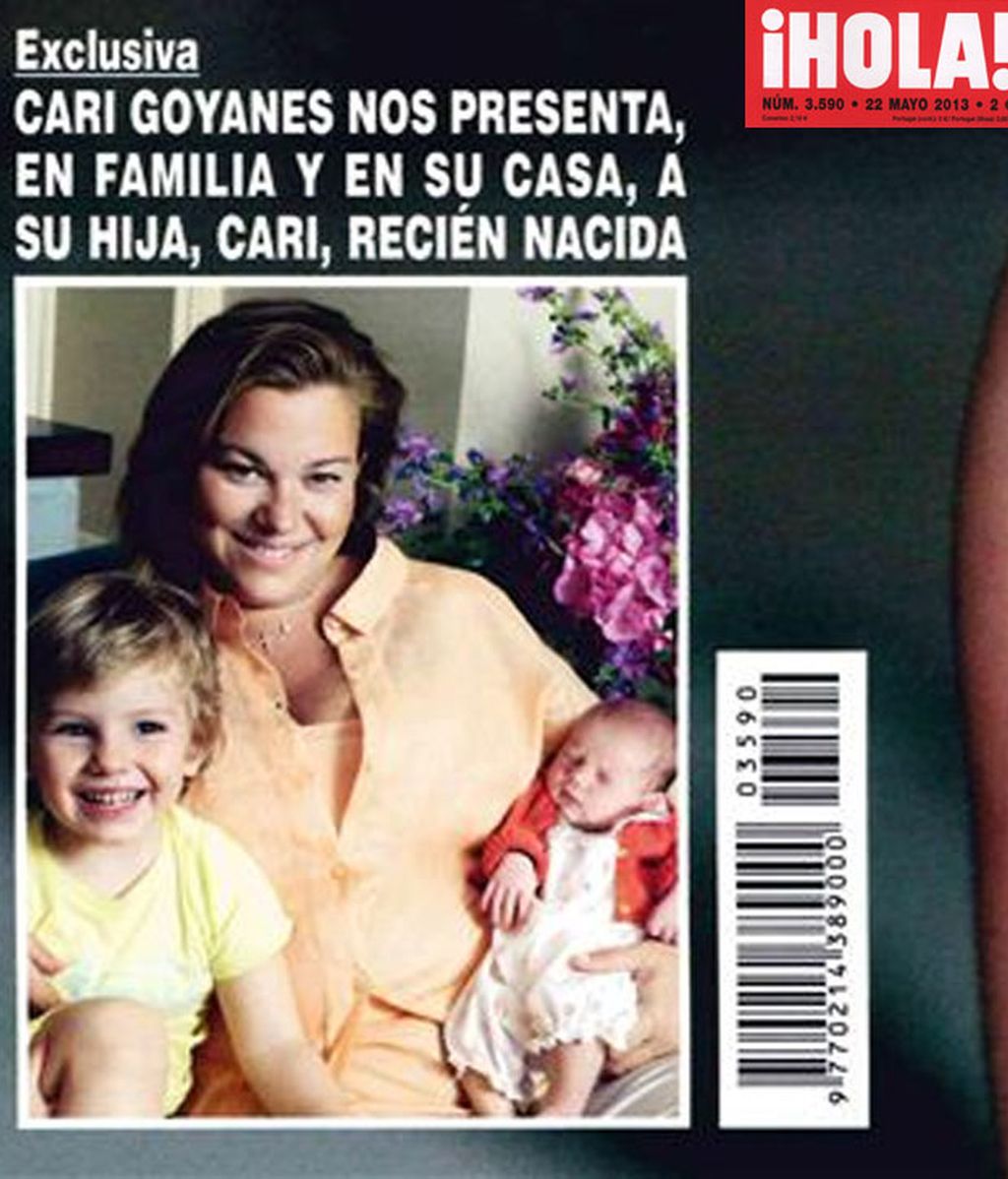 Caritina presenta a sus hijos
