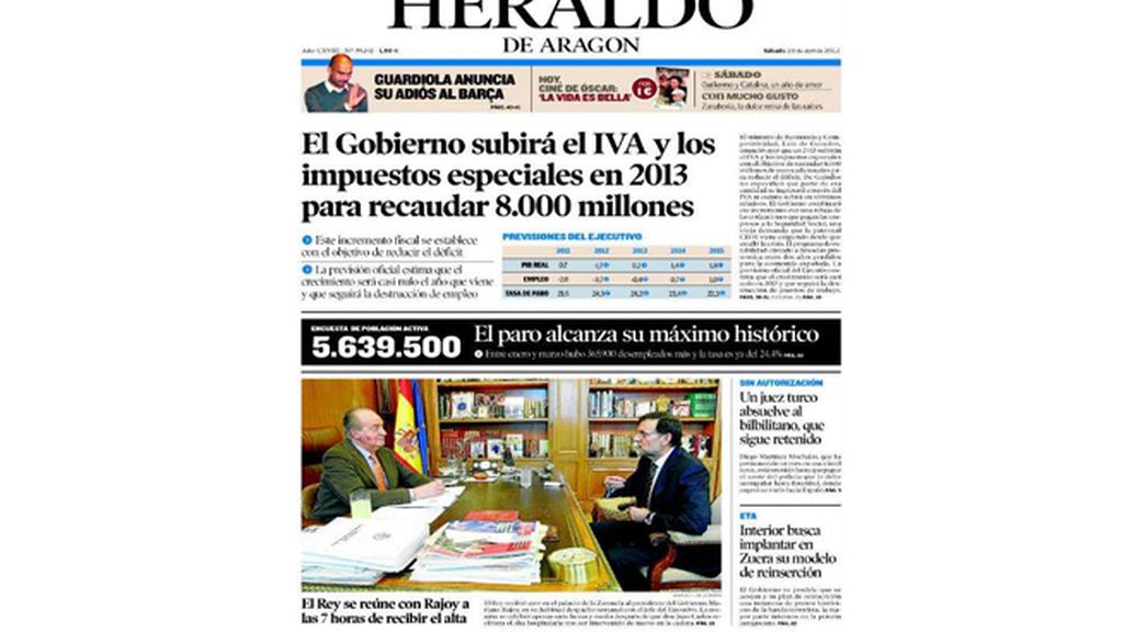 La despedida de Guardiola en la prensa