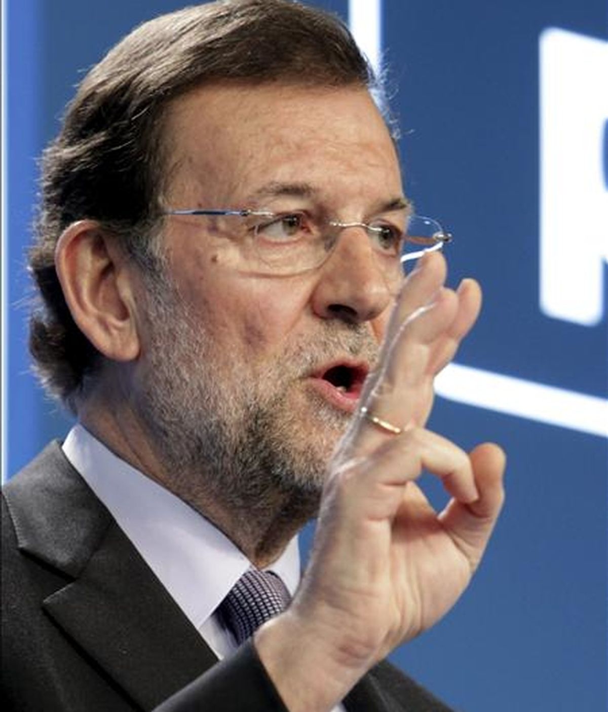 El presidente del PP, Mariano Rajoy. EFE/Archivo