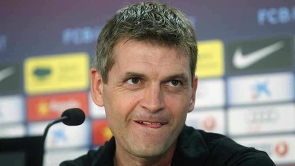 Tito Vilanova en la rueda de prensa previa a la Supercopa