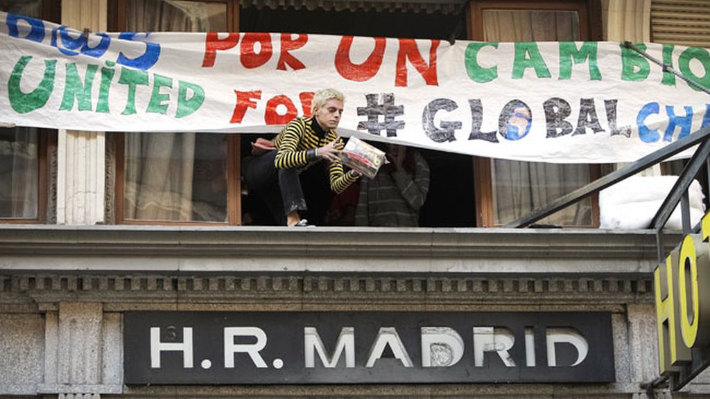 Indignados en el Hotel Madrid