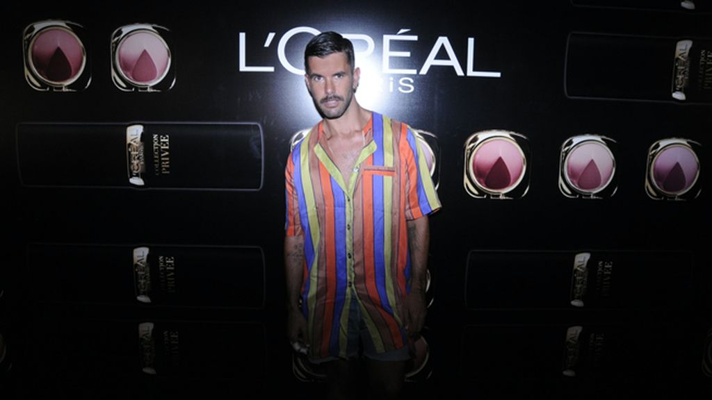 Pedriño no quiso perderse los desfiles de María Escoté y Carlos Díez Díez