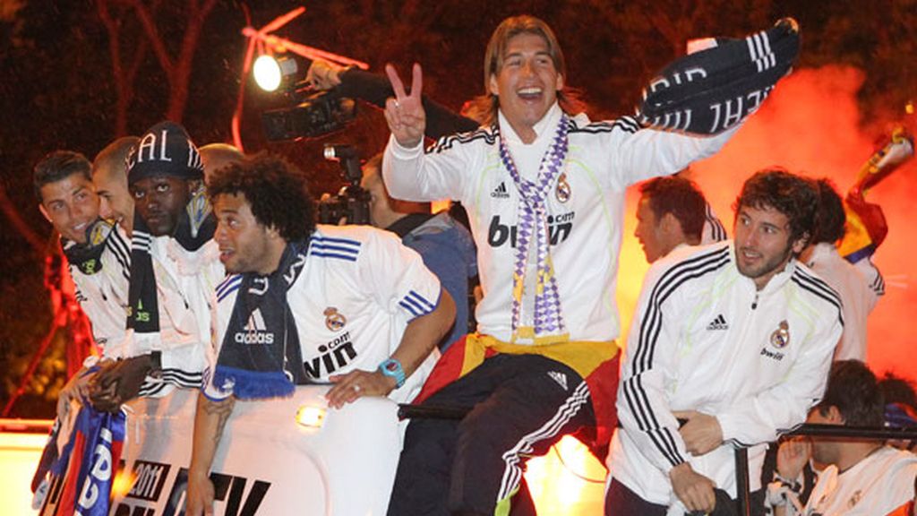 La celebración del Real Madrid