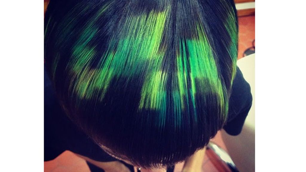 Del ordenador, a tu cabeza: La nueva tendencia de 'pixelarse' el pelo