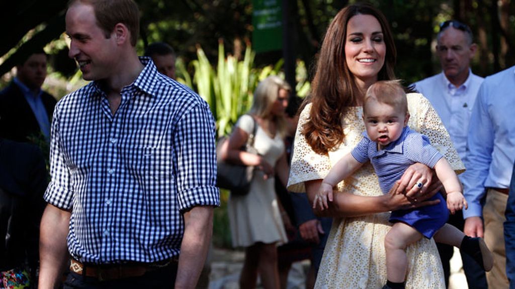 El príncipe George disfruta en el zoo de Sídney