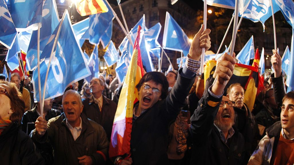 Celebración en la sede del PP