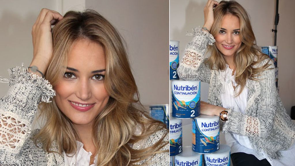 La guapa mamá fue la imagen de Nutribén