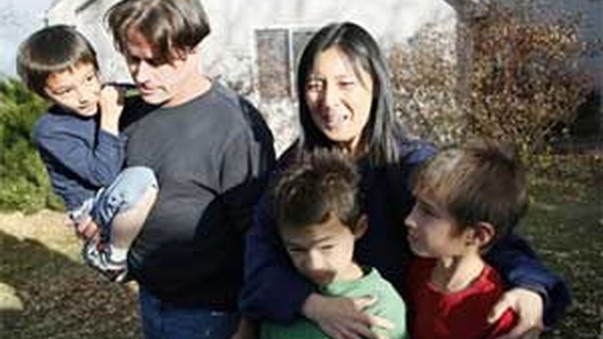 La familia Heene, momentos después del incidente. Foto: REUTERS