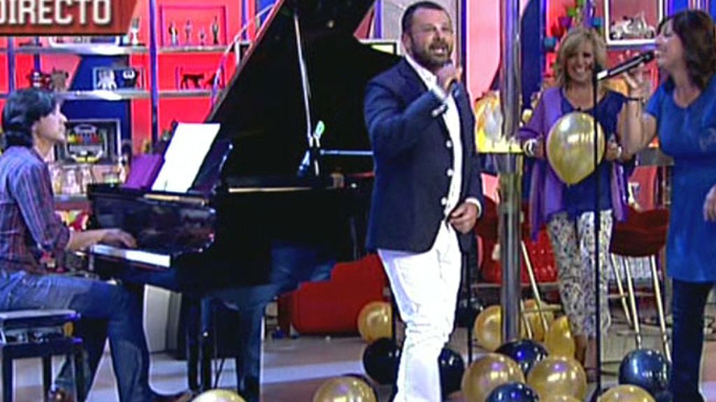 ¡¡¡¡Pantoja felicita a Jorge Javier!!!!