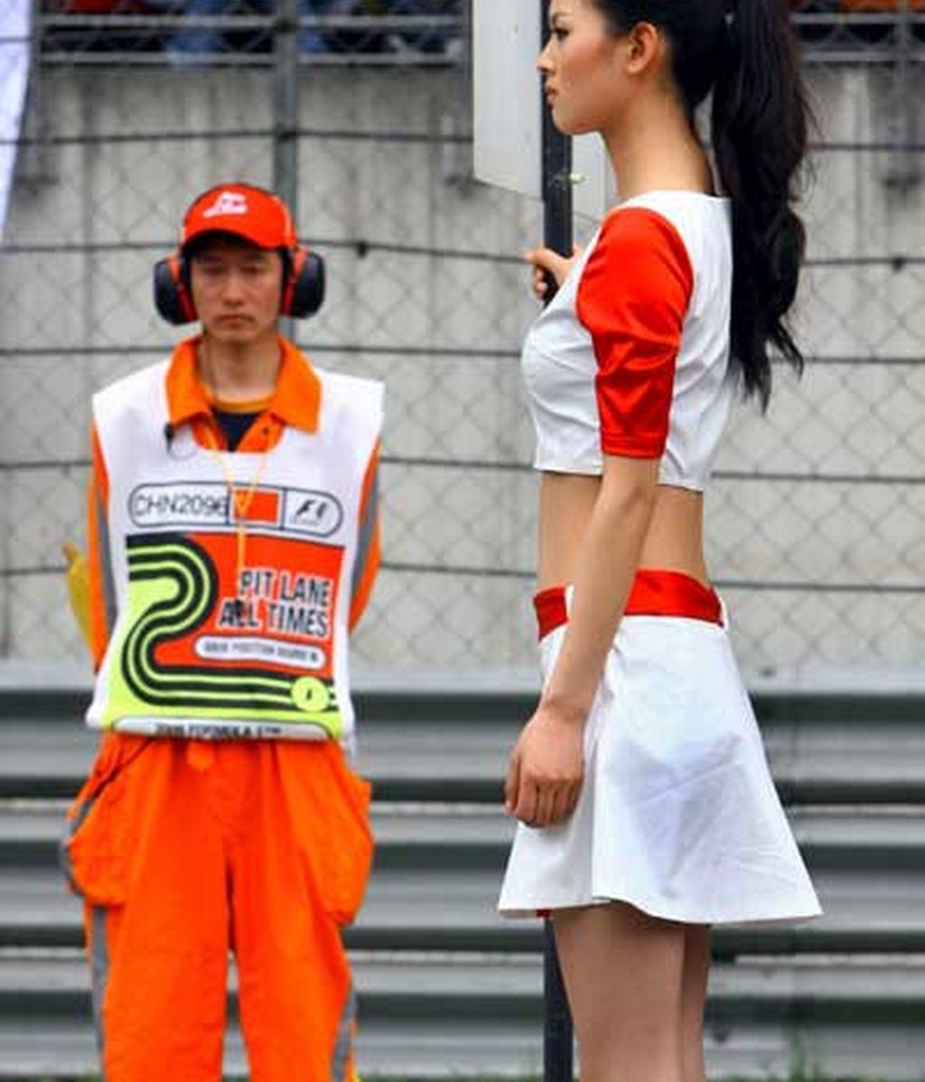 Azafatas en China