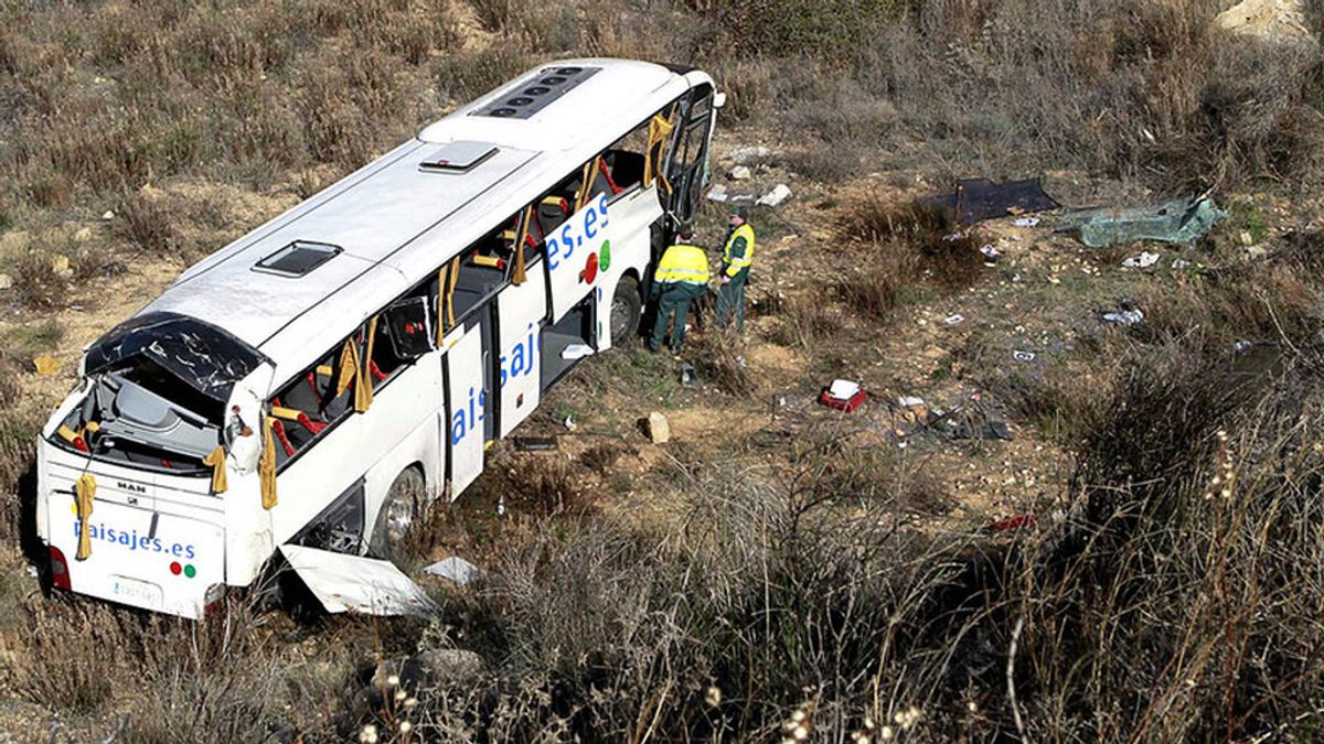 Imagen de archivo de un accidente de autobús en Valencia