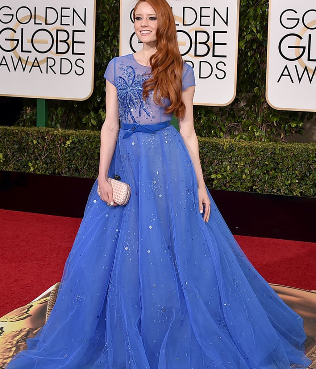 Barbara Meier con vestido de George Hobeika