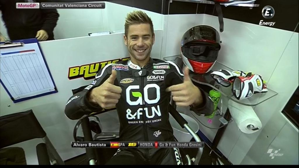 Álvaro Bautista se pasa al negro en los primeros test 2013 de MotoGP