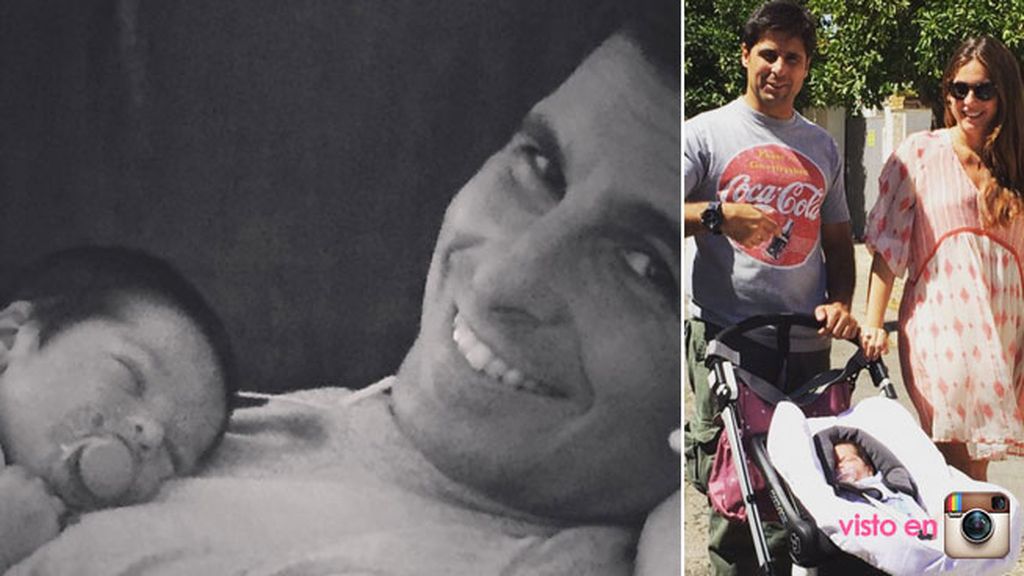 Carmen Rivera posó ante los fotógrafos sin ser consciente