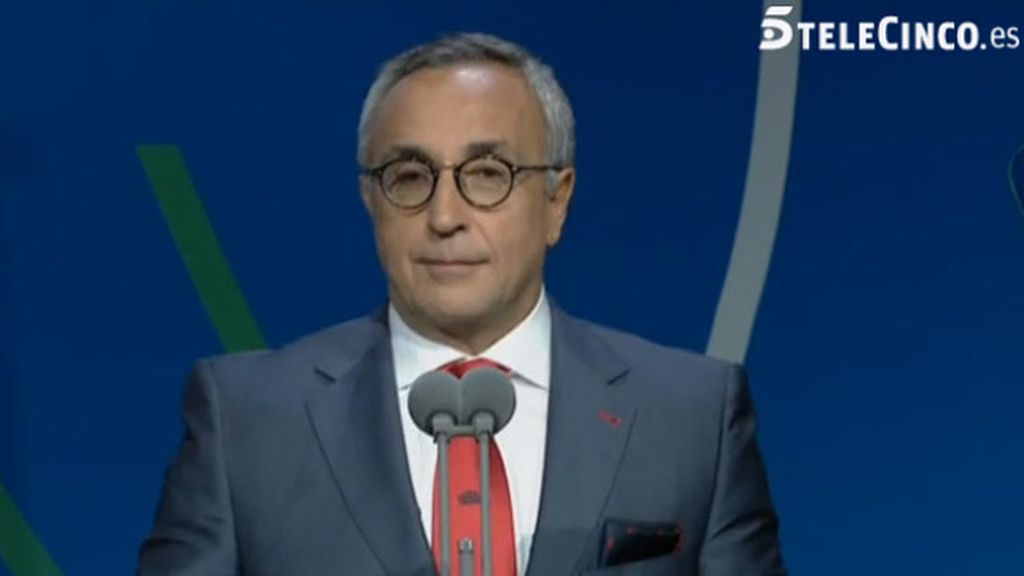 Alejandro Blanco, presidente del Comité Olímpico Español, defendiendo Madrid 2020