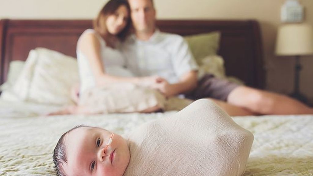 Homenaje a su bebé enfermo