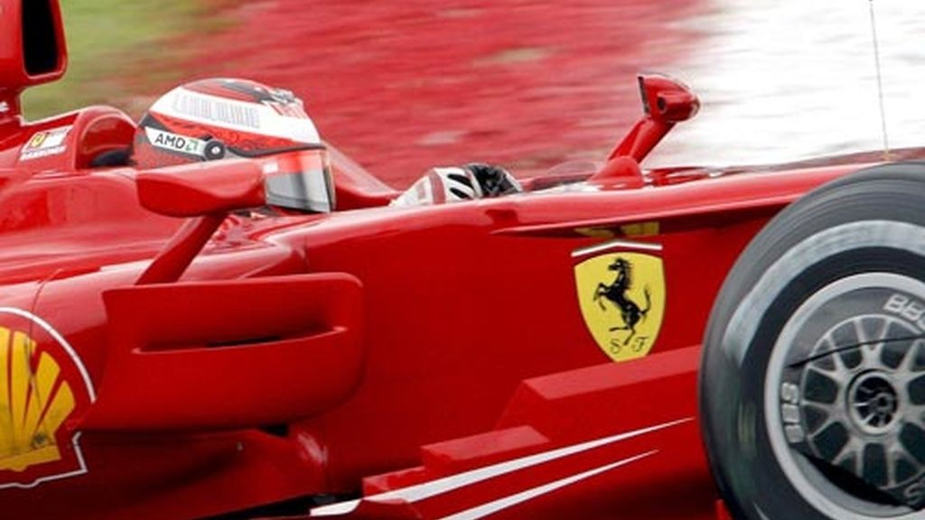 El Ferrari de Raikkonen