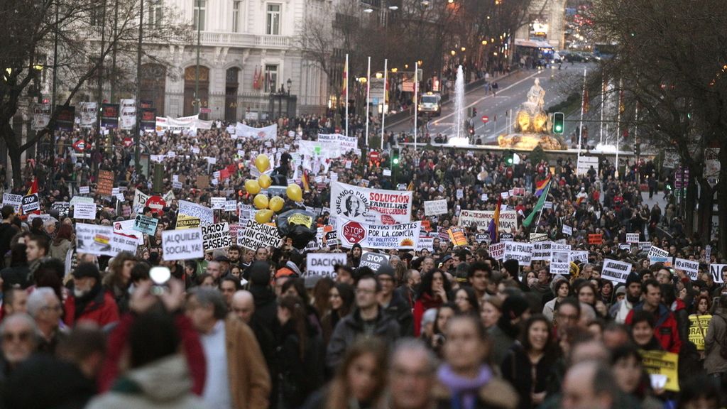 Manifestaciones en 52 ciudades “contra el genocidio financiero” el 16F