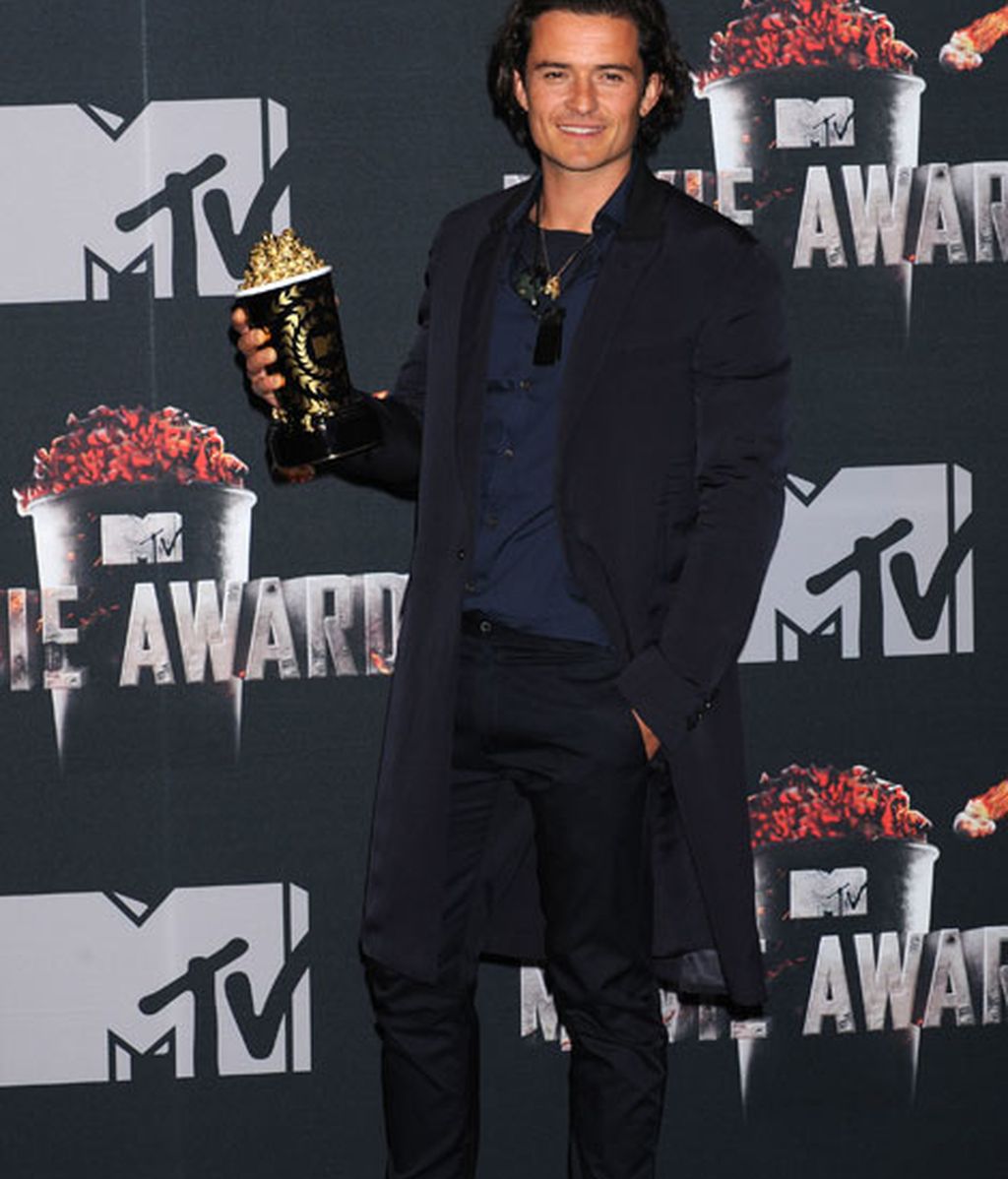 Orlando Bloom recibió el premio a 'Mejor pelea'