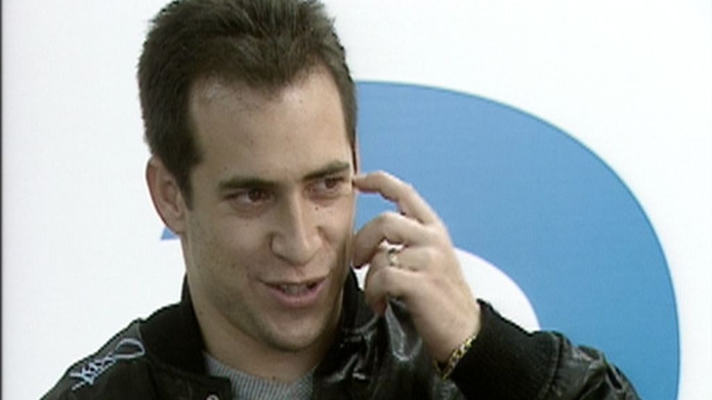 'El Langui', con los lectores de Informativos Telecinco