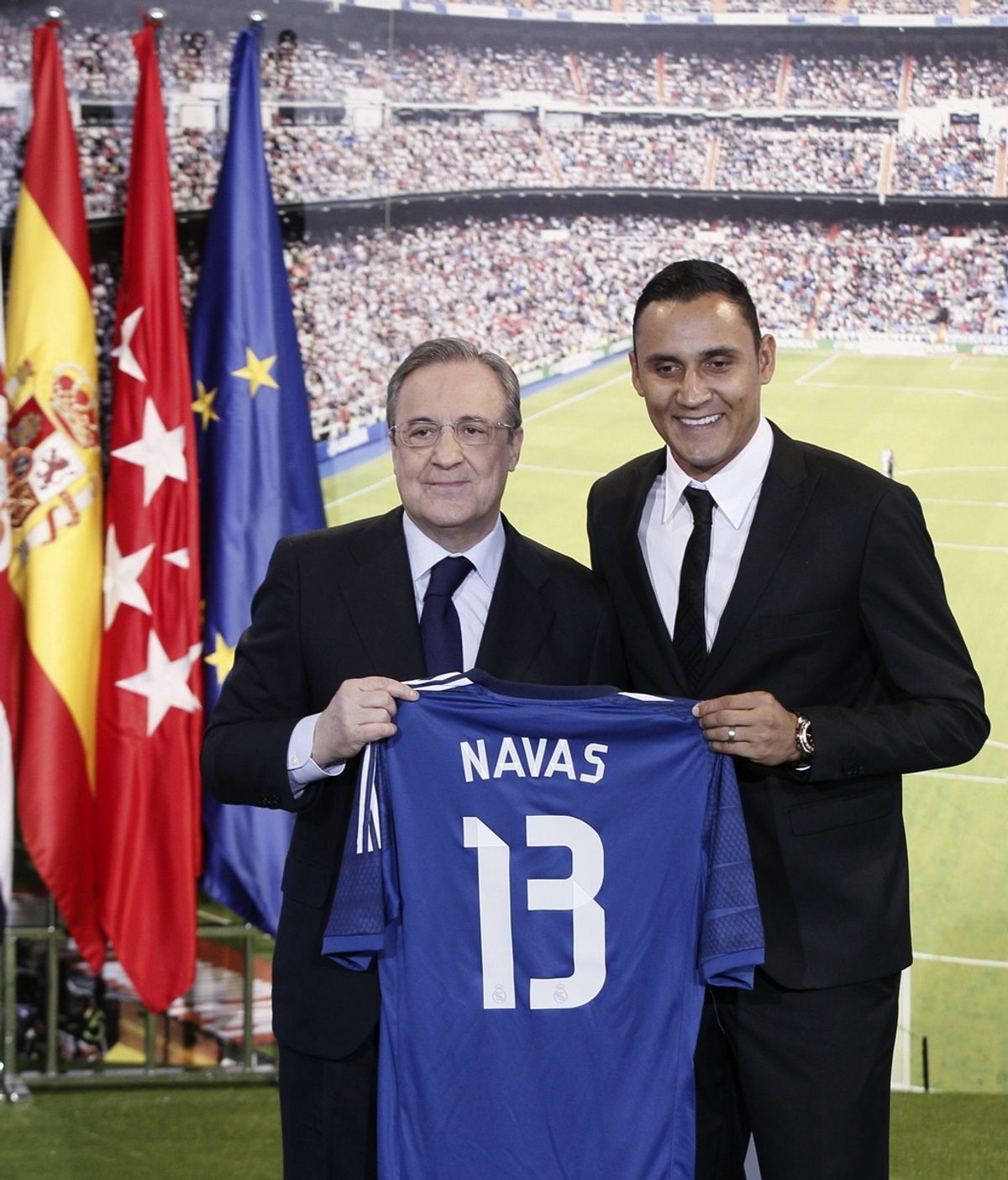 Keylor Navas presentado como nuevo jugador del Real Madrid