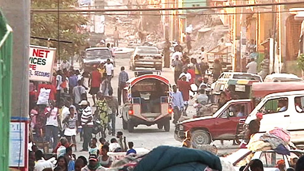 "Huída masiva del centro de la tragedia"