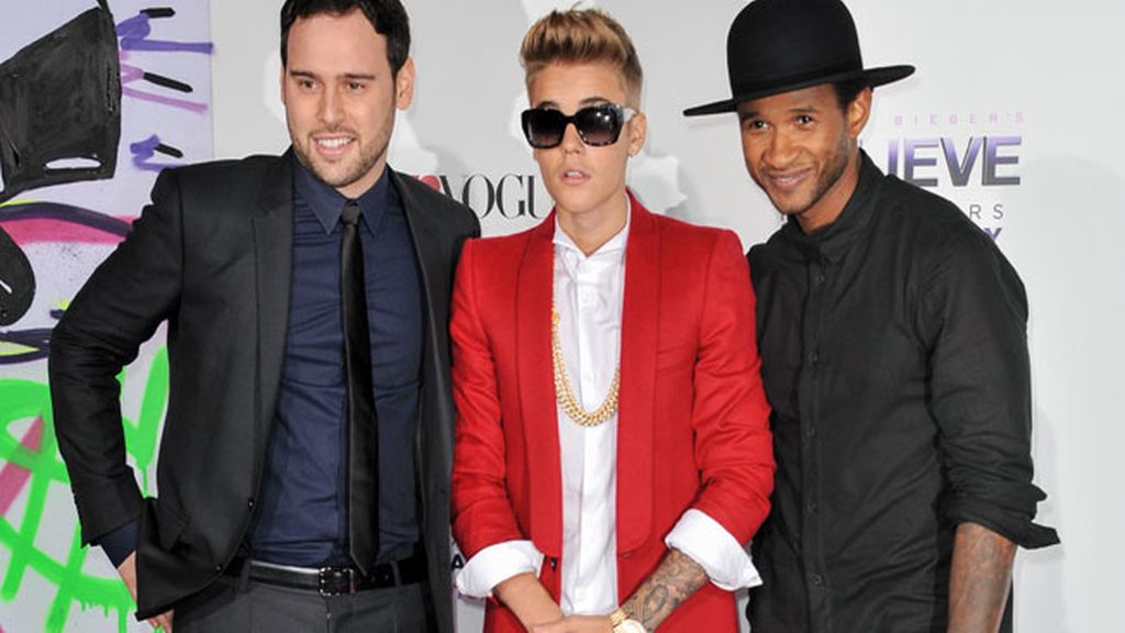 Justin Bieber, en el estreno de su película