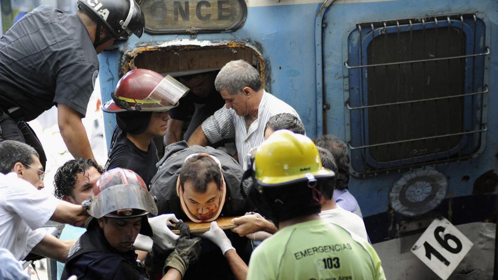 Accidente de tren en Argentina