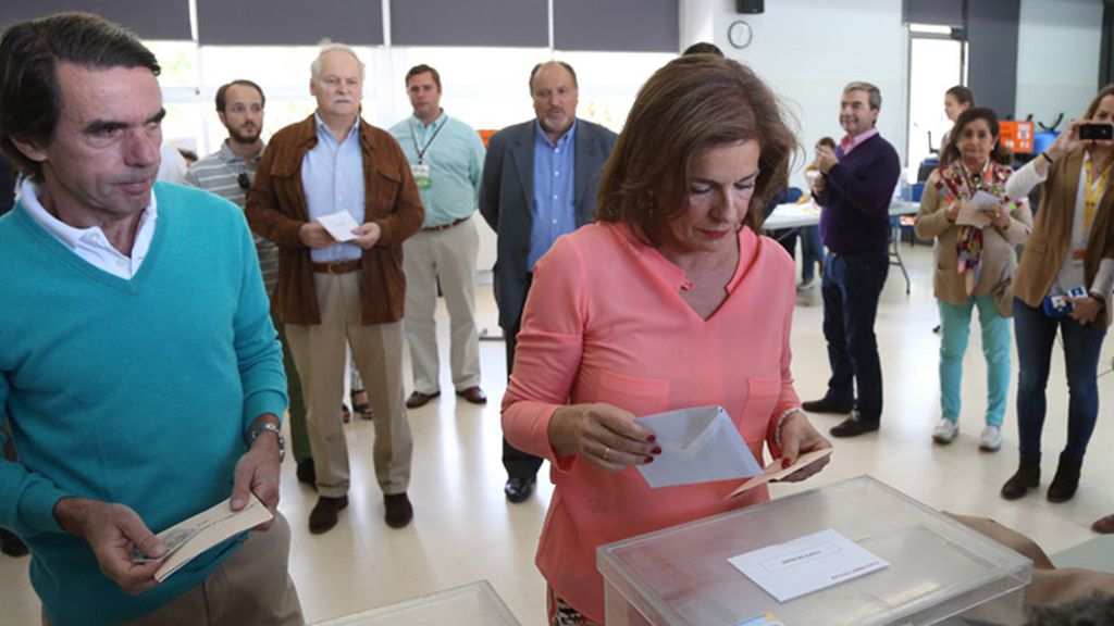 José María Aznar y Ana Botella