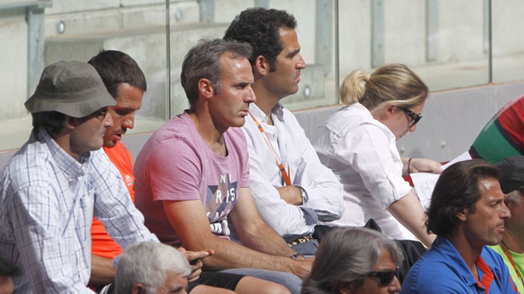 Mireia Canalda, Miguel Abellán y otros famosos en las gradas del tenis madrileño