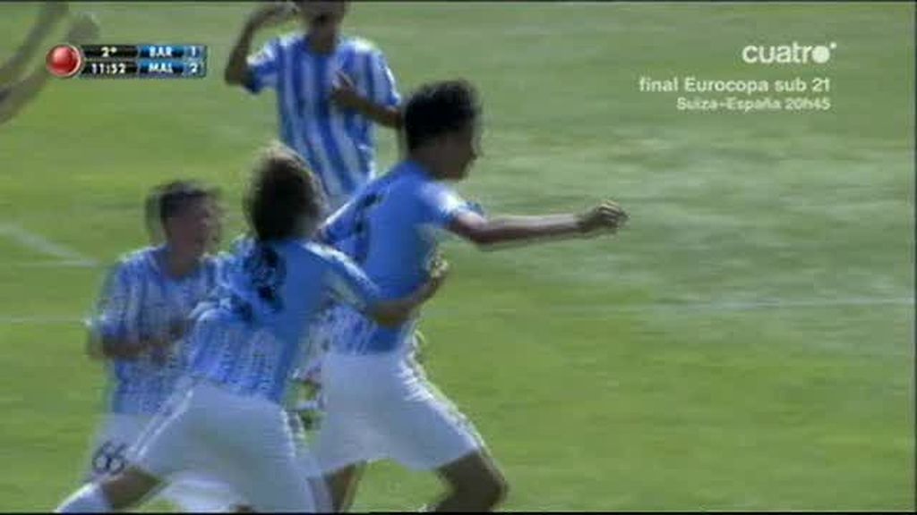 El Málaga da la sorpresa ante el Barça