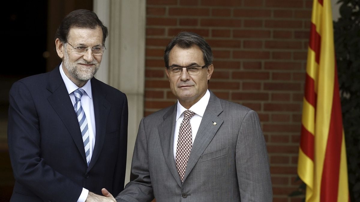 Rajoy recibe a Mas en Moncloa