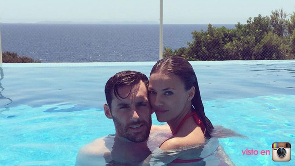 Helen Lindes y Rudy disfrutaron en Mallorca antes de su boda