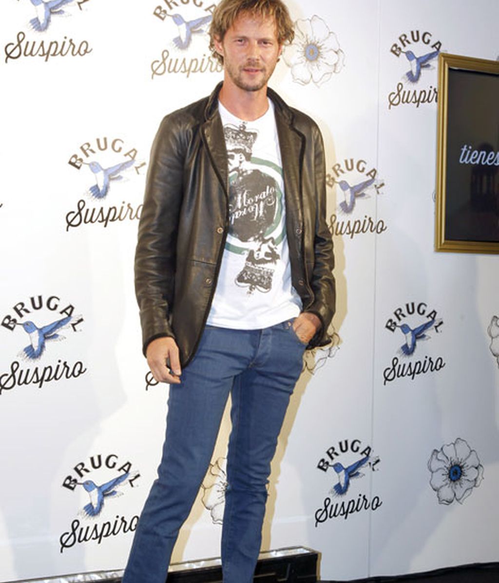 Eloy Azorín, con un look informal