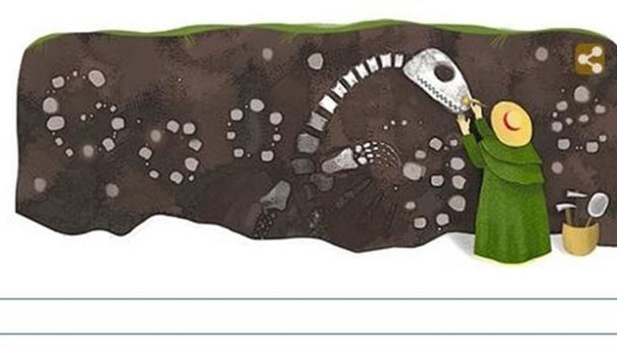 doodle, Google, paleontóloga inglesa Mary Anning