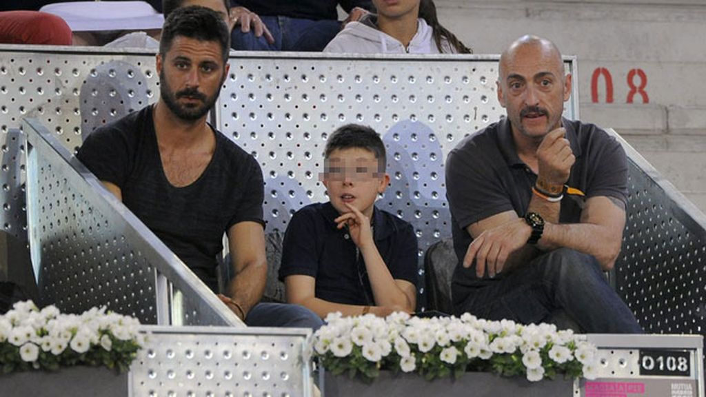 Alba Carrillo y sus 'suegros', Cristiano Ronaldo y su hijo... día familiar en el tenis