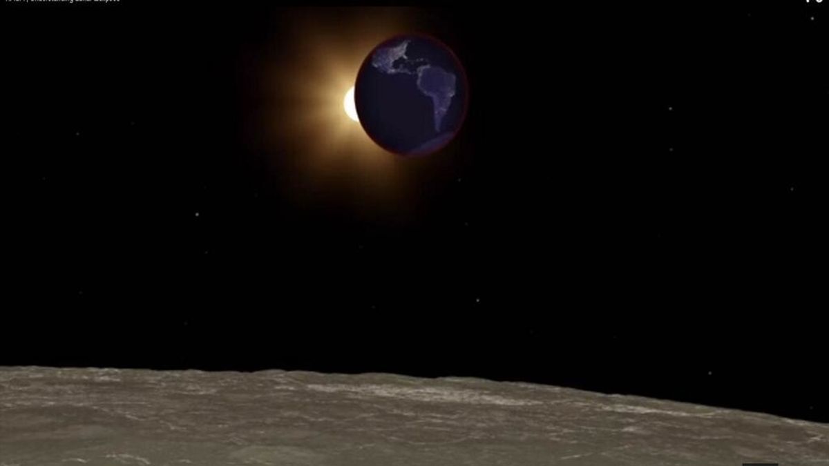 La NASA muestra el eclipse