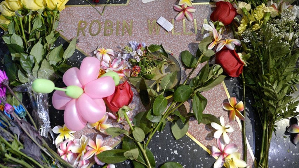 Flores para despedir a Robin Williams