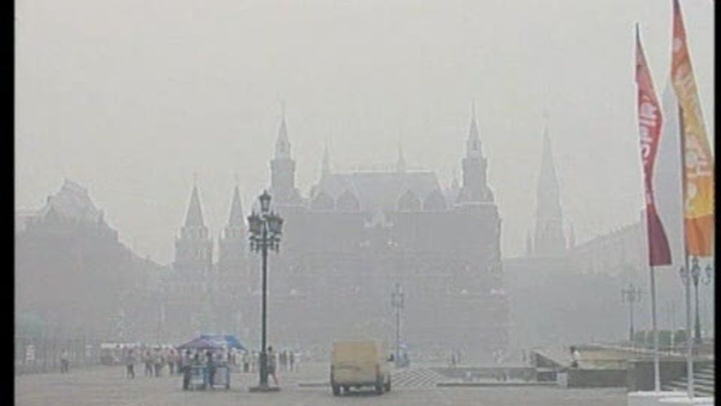 La nube de humo de Moscú