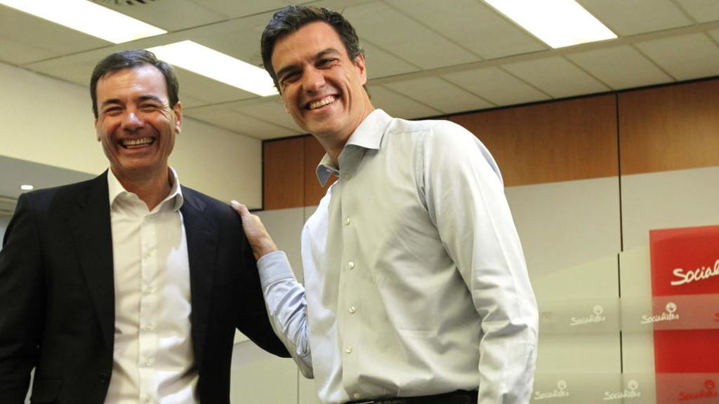 Pedro Sánchez y Tomás Gómez en una imagen de archivo