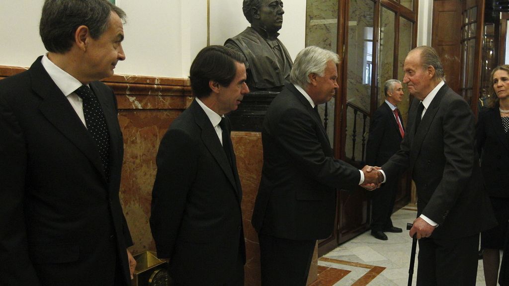 Los tres expresidentes vivos de la democracia