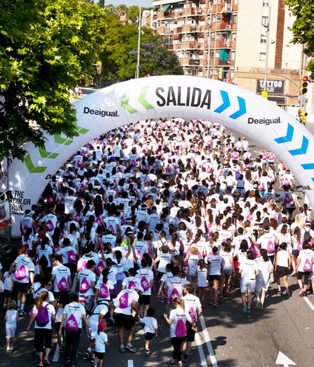 En la salida