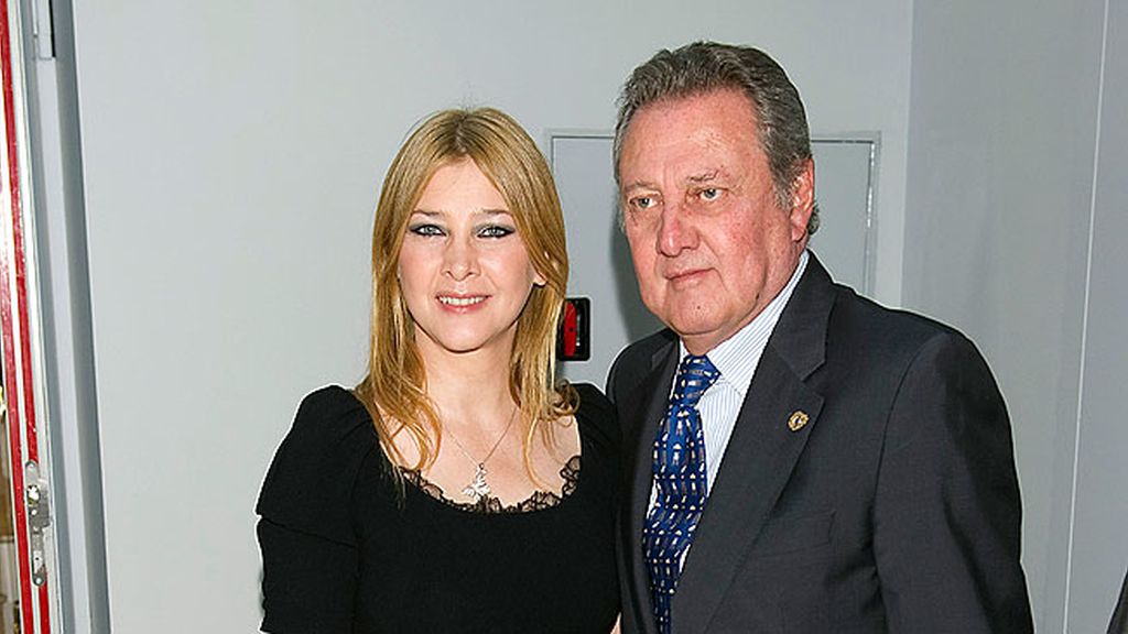 Carlos Larrañaga y su hija Amparo