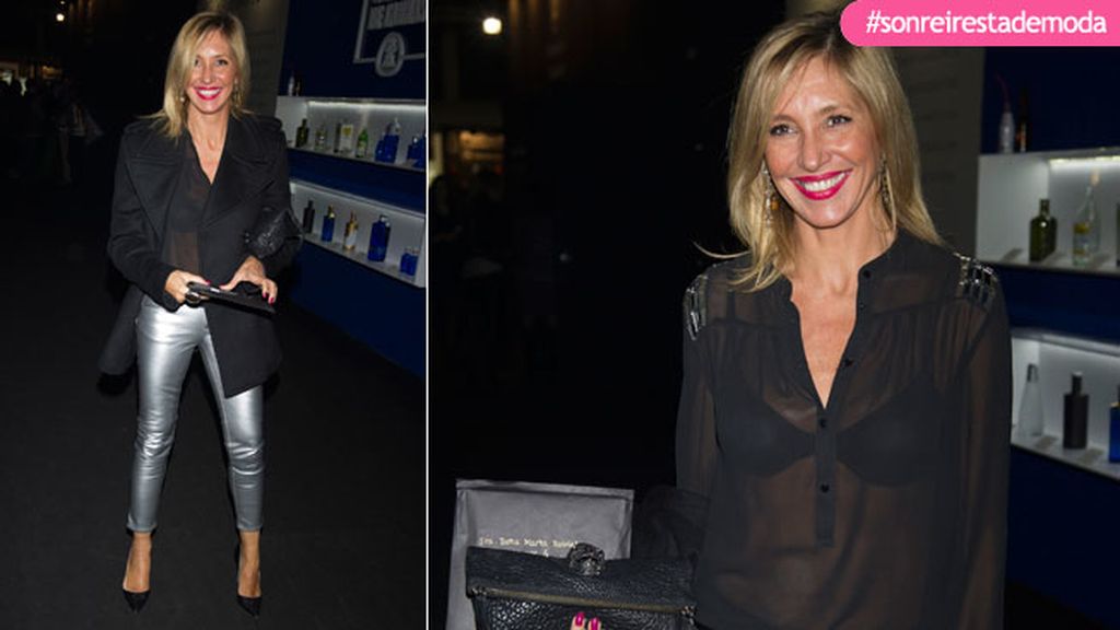 Marta Robles en el desfile de Aristocrazy