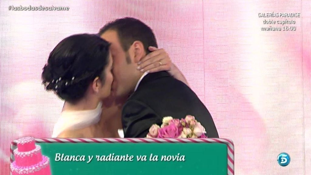 Cristian se emociona al verla tan guapa