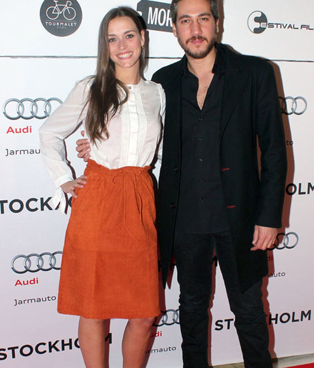Ana Fernández, Verónica Echegui y Ana Rujas, en el estreno de 'Stockholm'