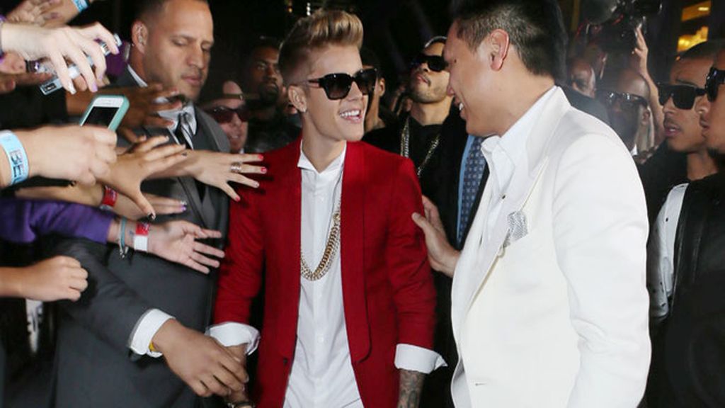 Justin Bieber, en el estreno de su película