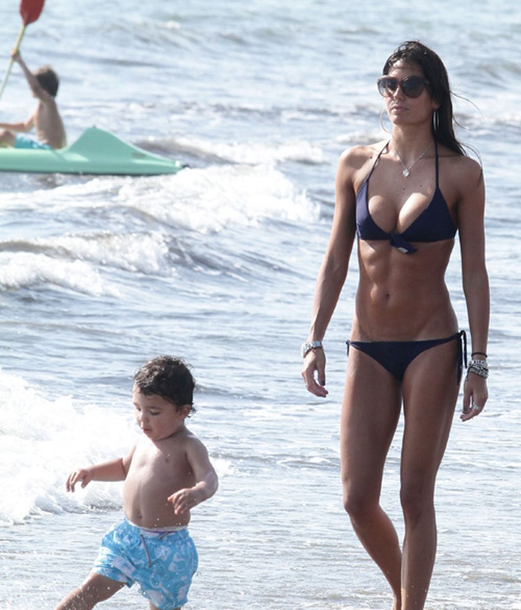 Los Briatore, en plan familia feliz en una ciudad balneario