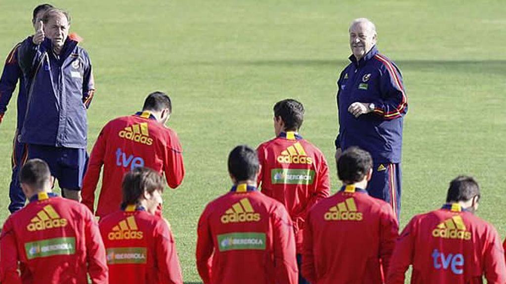 La Roja se entrena en Las Rozas