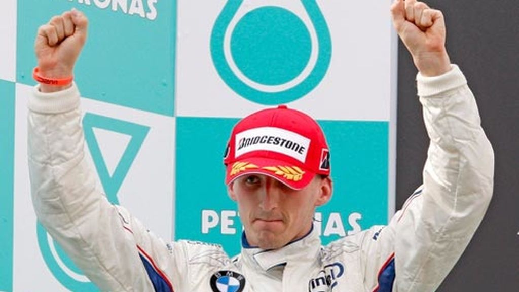 Kubica, detrás de Raikkonen